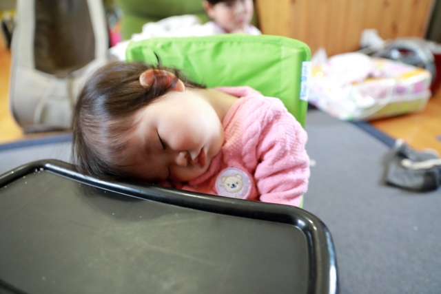 赤ちゃんが寝ているイメージ
